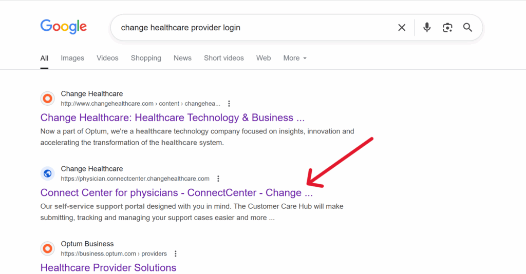 Change Healthcare Provider Login Official site